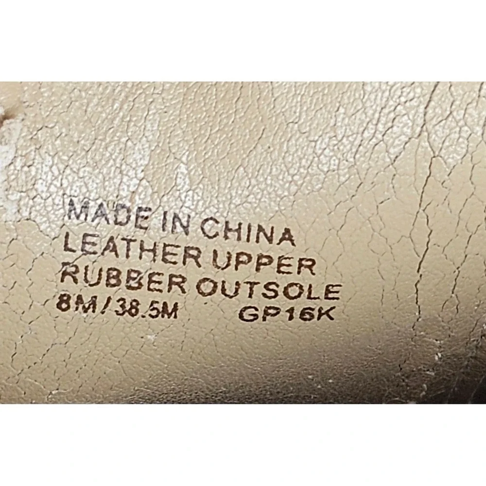 Michael‎ Kors Tan Suede Block Heel Mules Ankle Booties Shoes Women's 8M
